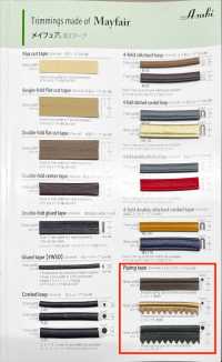 メイフェア(パイピング) Nastro Mayfair (Nastro Per Tubazioni)[Cavo A Nastro] Asahi Bias(Industria Dei Tessuti Watanabe) Foto secondaria