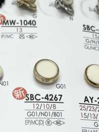SBC4267 Bottone In Metallo Per La Tintura[Pulsante] IRIS Sottofoto