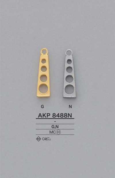 AKP8488N Puntale per zip con foro rotondo (tiralampo)