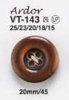 VT143 Bottoni effetto legno per giacche e abiti