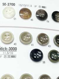 NICK3000 Bottoni In Osso Per Camicie E Abiti Leggeri[Pulsante] IRIS Sottofoto
