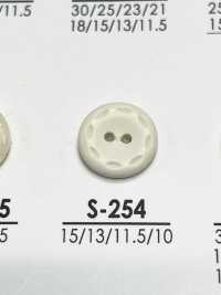 S254 Bottoni Di Tintura Per Indumenti Leggeri Come Camicie E Polo[Pulsante] IRIS Sottofoto