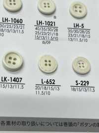 L652 Bottoni Di Tintura Per Indumenti Leggeri Come Camicie E Polo[Pulsante] IRIS Sottofoto
