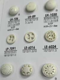 LE6018 Bottoni Per Tingere Dalle Camicie Ai Cappotti[Pulsante] IRIS Sottofoto