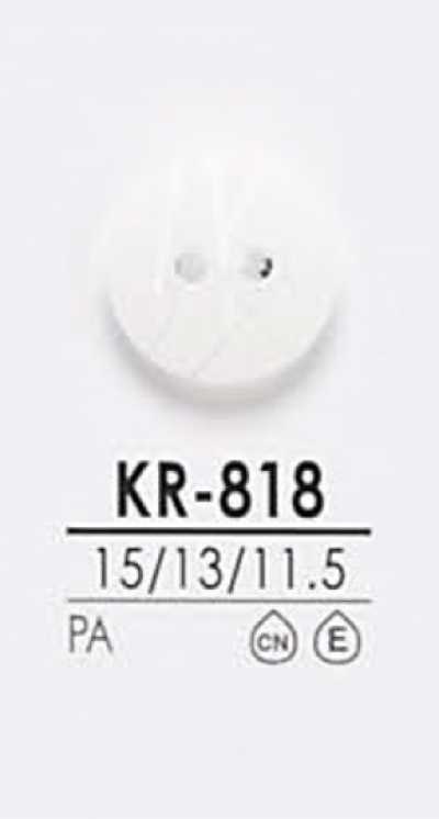KR818 Bottoni per camicie per tintura nera