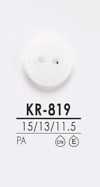 KR819 Bottone per camicia per nero e tintura