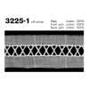 3225-1 Merletto stretto in cotone