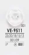 VE9511 Bottoni per camicia neri e da tingere