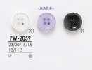 PW2059 Bottoni per camicia da tingere