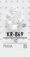KR869 Bottone In Resina Acrilica
