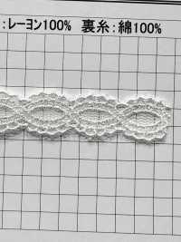 24012 Pizzo Di Tulle Stretto Kyowa Lace Sottofoto