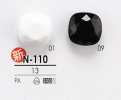 N110 Bottone tingibile taglio diamantato