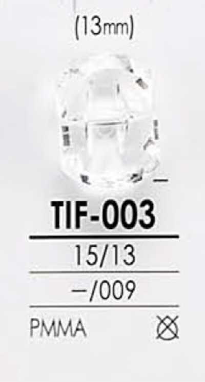TIF003 Bottone con taglio diamantato