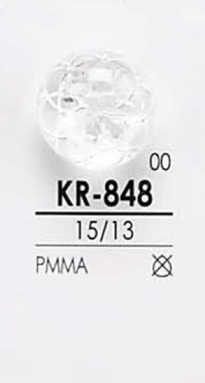 KR848 Bottone con taglio a diamante