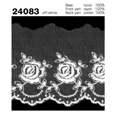 24083 Merletto in tulle stretto