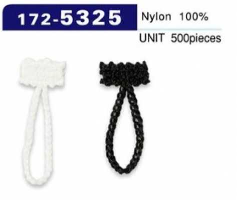 172-5325 Asole e bottoni, tipo cordoncino a catena, lunghezza totale 32 mm (qtà 500)