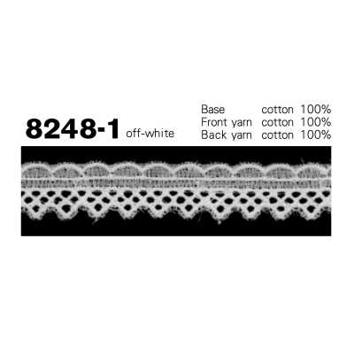 8248-1 Merletto stretto in cotone