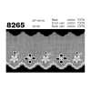 8265 Merletto stretto in cotone
