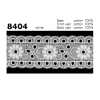 8404 Merletto stretto in cotone