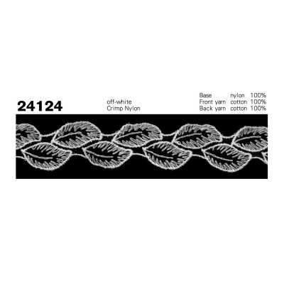 24124 Merletto in nylon arricciato