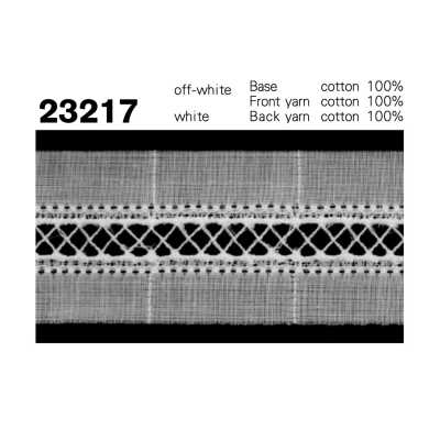 23217 Merletto stretto in cotone