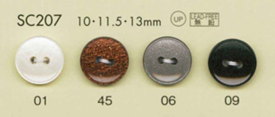 SC207 Bottoni DAIYA BUTTONS serie HYPER DURABLE antiurto in poliestere effetto conchiglia