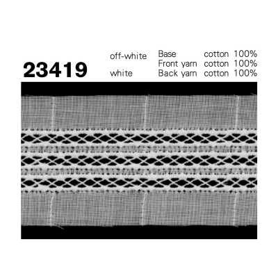 23419 Merletto di cotone