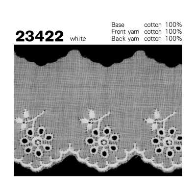 23422 Merletto di cotone