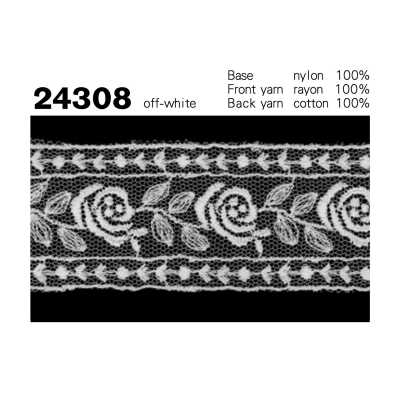 24308 Merletto in tulle stretto