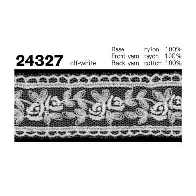 24327 Merletto in tulle stretto