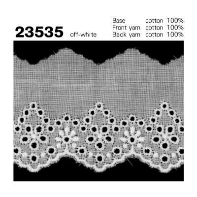 23535 Merletto di cotone