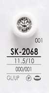 SK2068 Pulsante Di Pietra Di Cristallo Per La Tintura