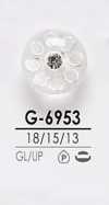 G6953 Bottone In Pietra Di Cristallo Rosa Simile A Un Ricciolo Per La Tintura