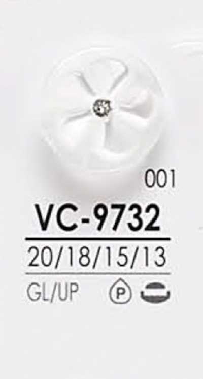 VC9732 Bottone in cristallo stile pin curl tingibile
