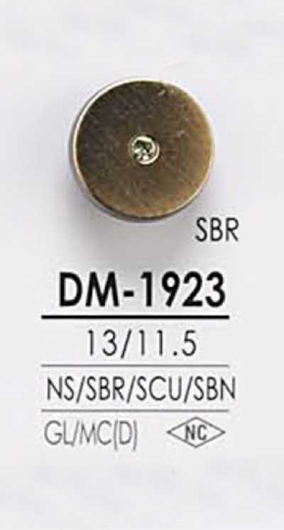 DM1923 Bottone con pietra di cristallo in stile pin-curl