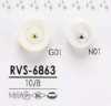 RVS6863 Bottone metallico a sfera in stile pin curl per tintura