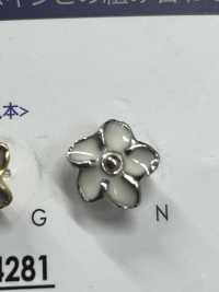 SBC4281 Motivo Floreale Per Tingere Bottoni In Metallo[Pulsante] IRIS Sottofoto