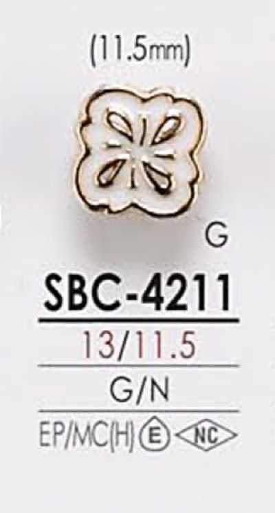 SBC4211 Bottone in metallo per tintura
