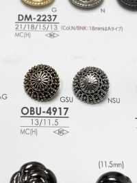 OBU4917 Bottone In Metallo[Pulsante] IRIS Sottofoto