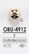 OBU4912 Bottone metallico con motivo a vite