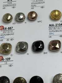 N109 Bottone In Metallo[Pulsante] IRIS Sottofoto