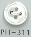 PH311 Bottone in conchiglia scanalato a 4 fori