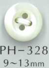 PH328 Bottone in conchiglia a 4 fori con bordo arrotondato
