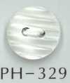 PH329 Bottone A Conchiglia A Righe A 2 Fori