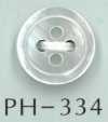 PH334 Bottone in conchiglia a 4 fori con bordo piatto