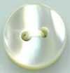 T1043 Bottone piatto in conchiglia a 2 fori, spessore 3 mm