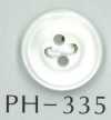 PH335 Bottone in conchiglia a 4 fori con doppio bordo