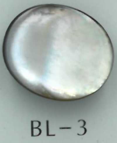 BL-3 Bottone in guscio naturale a gambo ovale