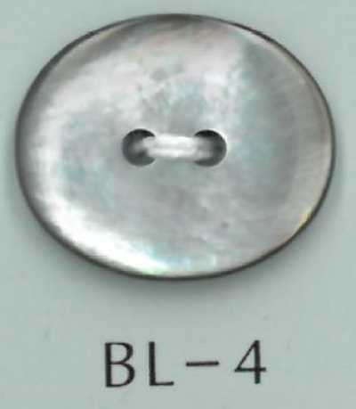 BL-4 Bottone ovale in conchiglia a 2 fori