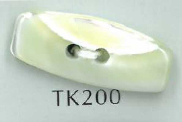 TK200 Bottone in conchiglia a 2 fori Duffle